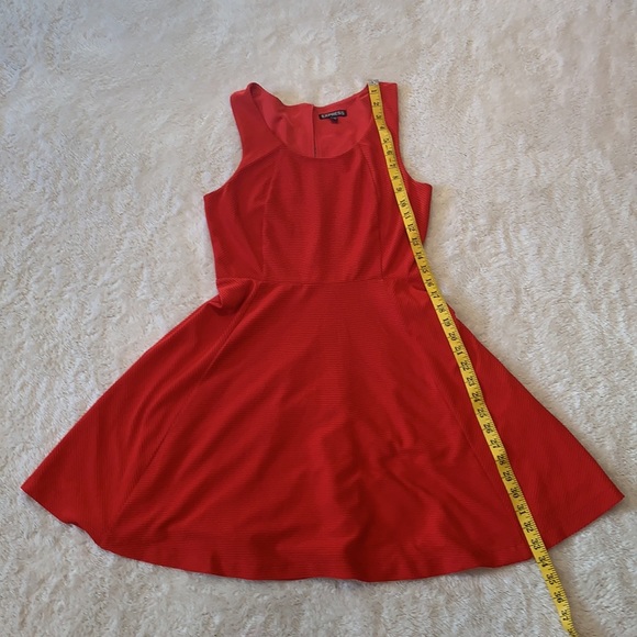 xFBx Express red fit & flare dress, small - Picture 5 of 9